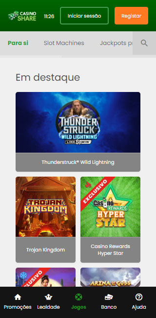 Casino Share Mobile App