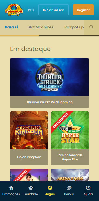 Lucky Emperor Casino Mobile App
