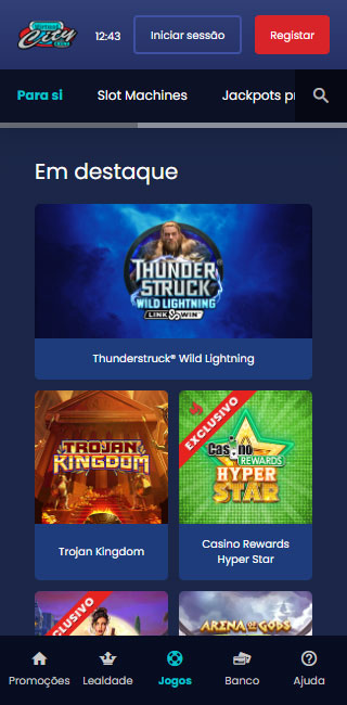 Virtual City Casino Mobile App