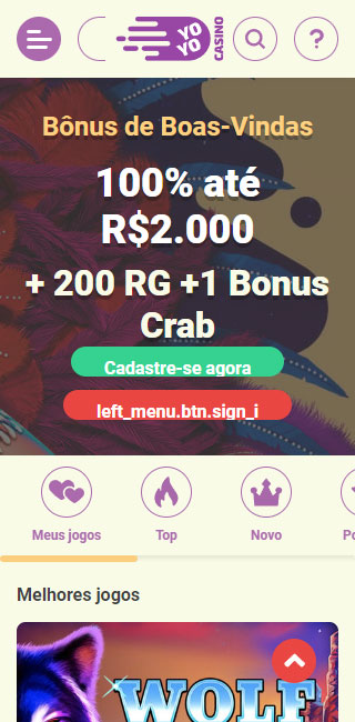 YoYoCasino Aplicativo Movel